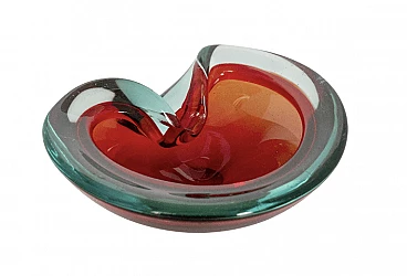 Ashtray in Murano glass in the style of Flavio Poli, 1960s