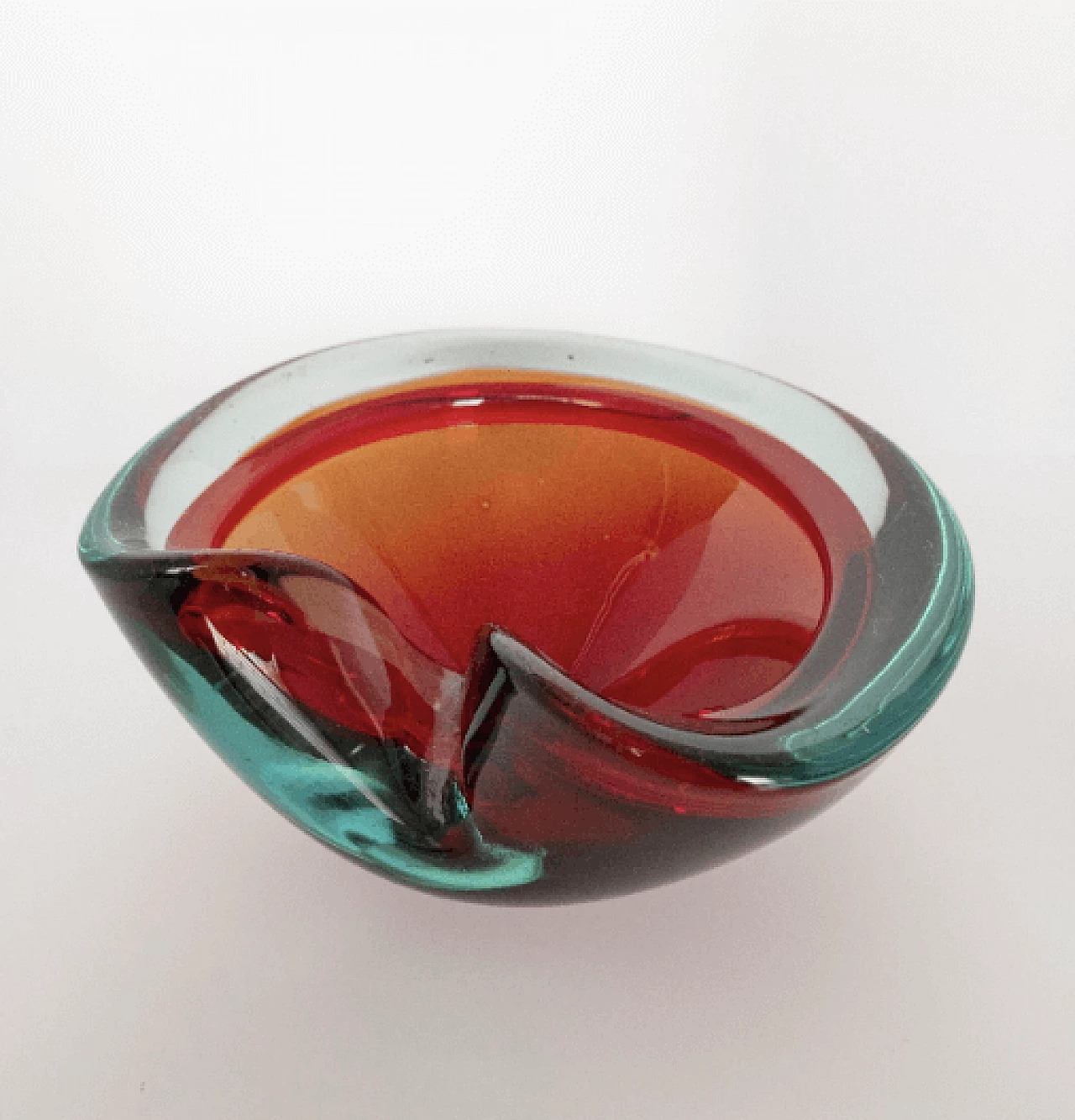 Ashtray in Murano glass in the style of Flavio Poli, 1960s 3