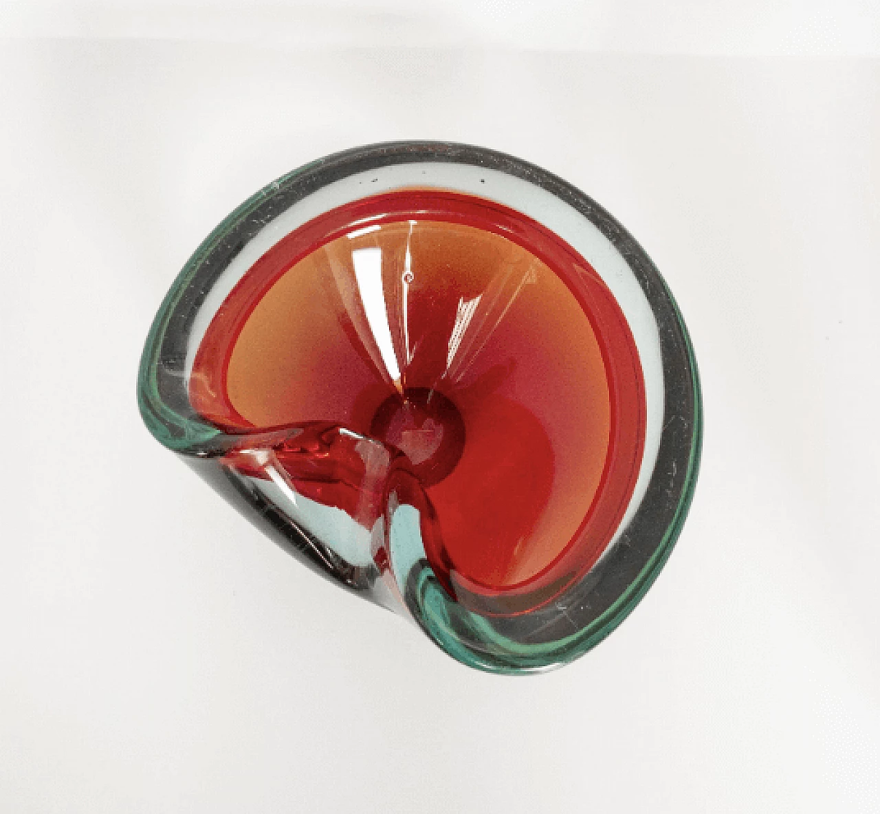 Posacenere in vetro di Murano nello stile di Flavio Poli, anni '60 4