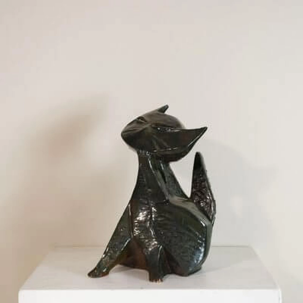 San Polo Venice ceramic cat sculpture, 1950s 1
