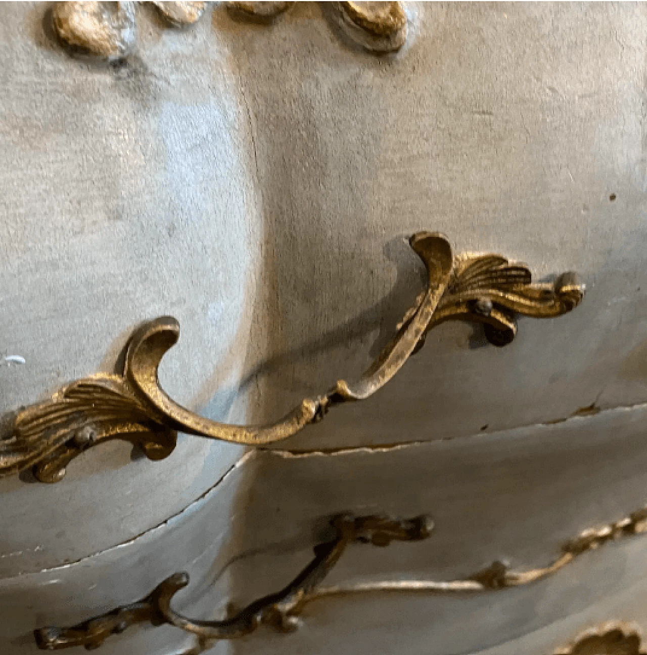 Cassettiera veneziana laccata stile Luigi XV, '800 8