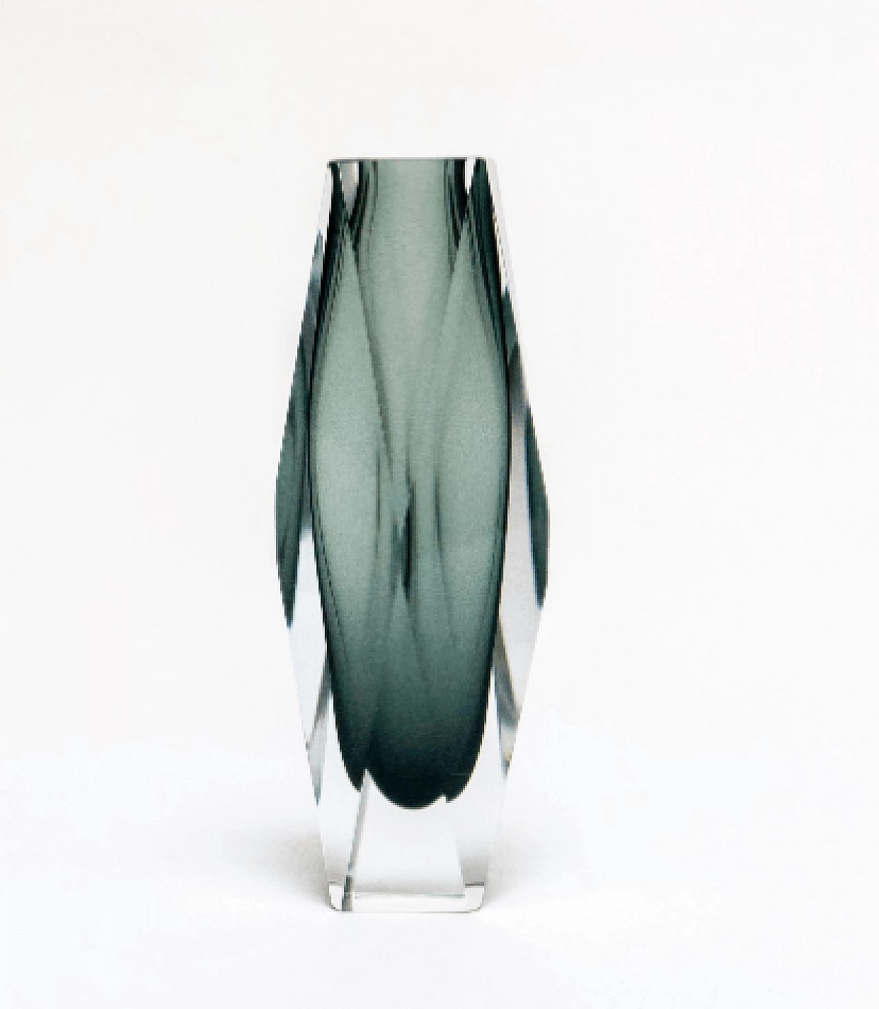 Geometric vase in Murano glass, 1960s 10