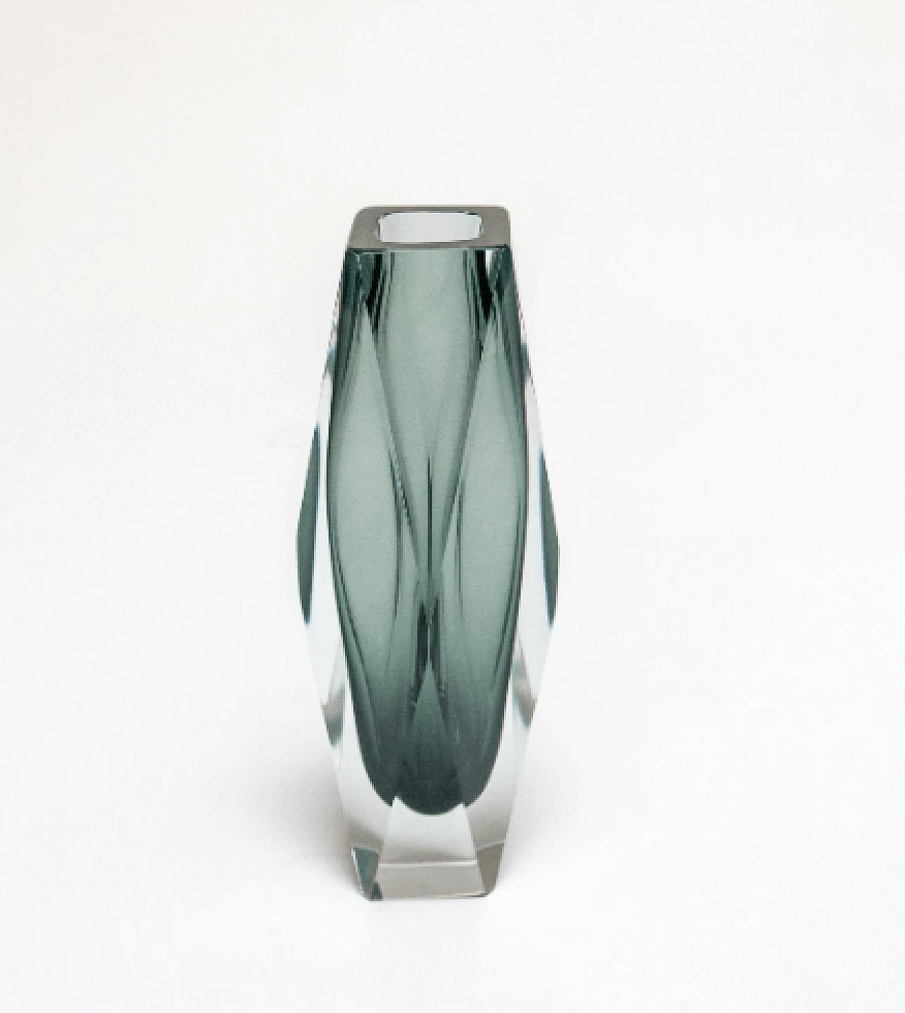 Geometric vase in Murano glass, 1960s 12