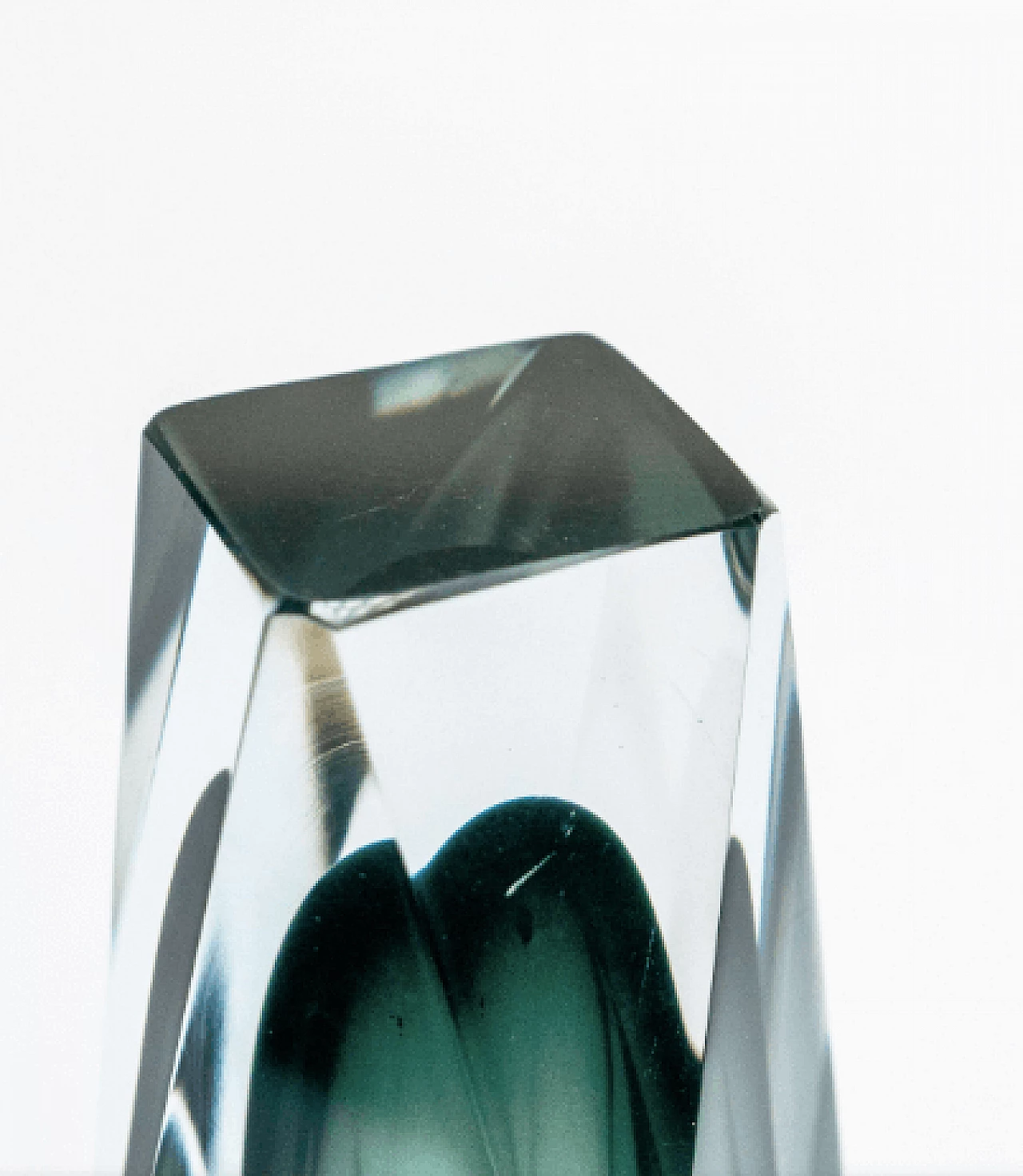 Geometric vase in Murano glass, 1960s 15