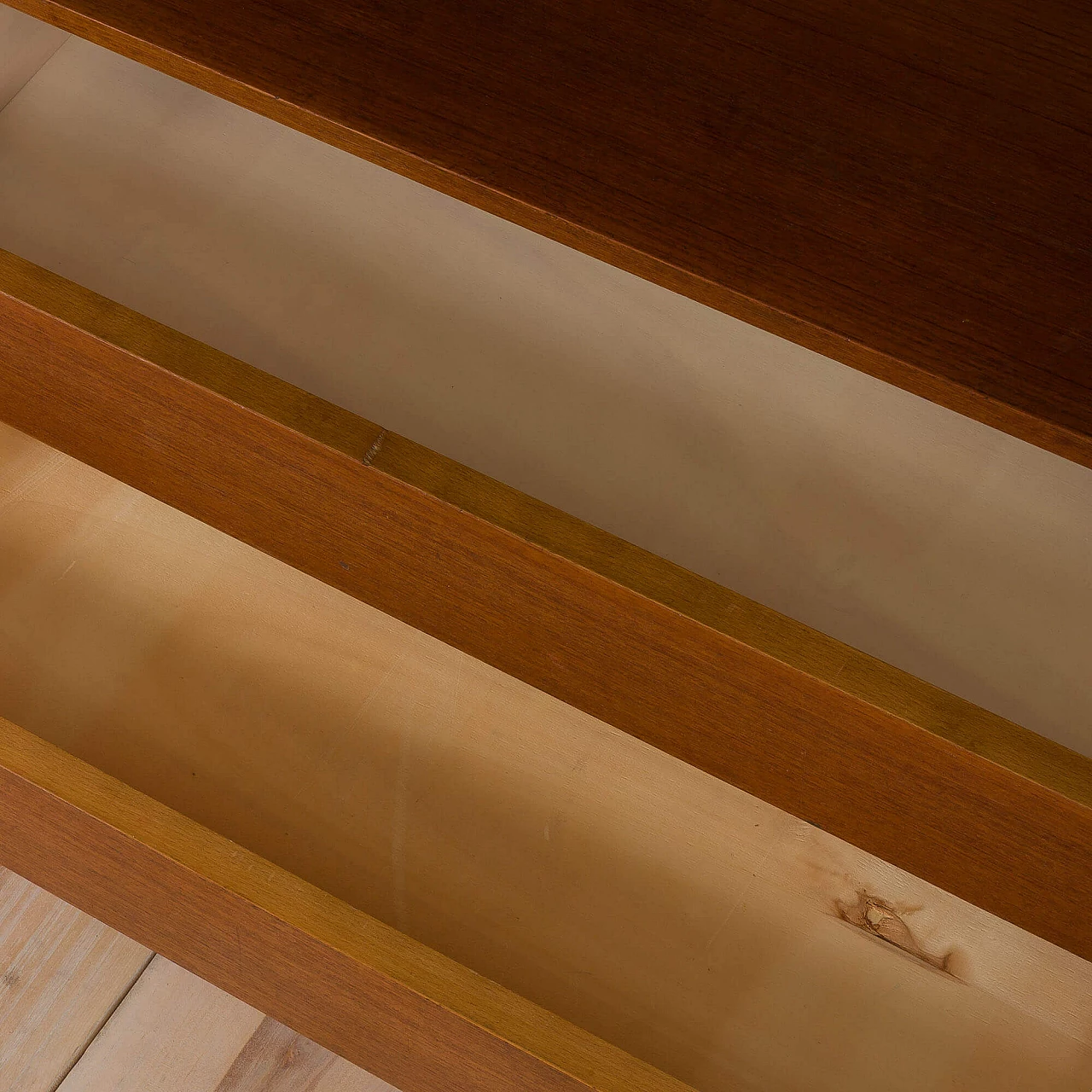 Teak wall cabinet with cupboard by AV Contemporary Furniture, 1960s 13