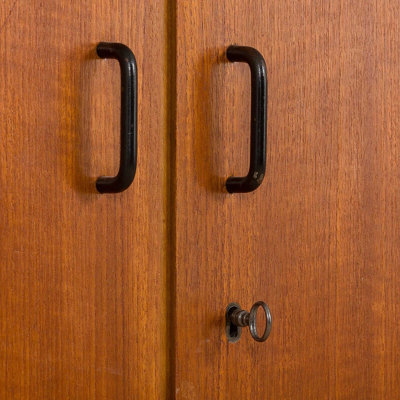 Teak wall cabinet with cupboard by AV Contemporary Furniture, 1960s 16