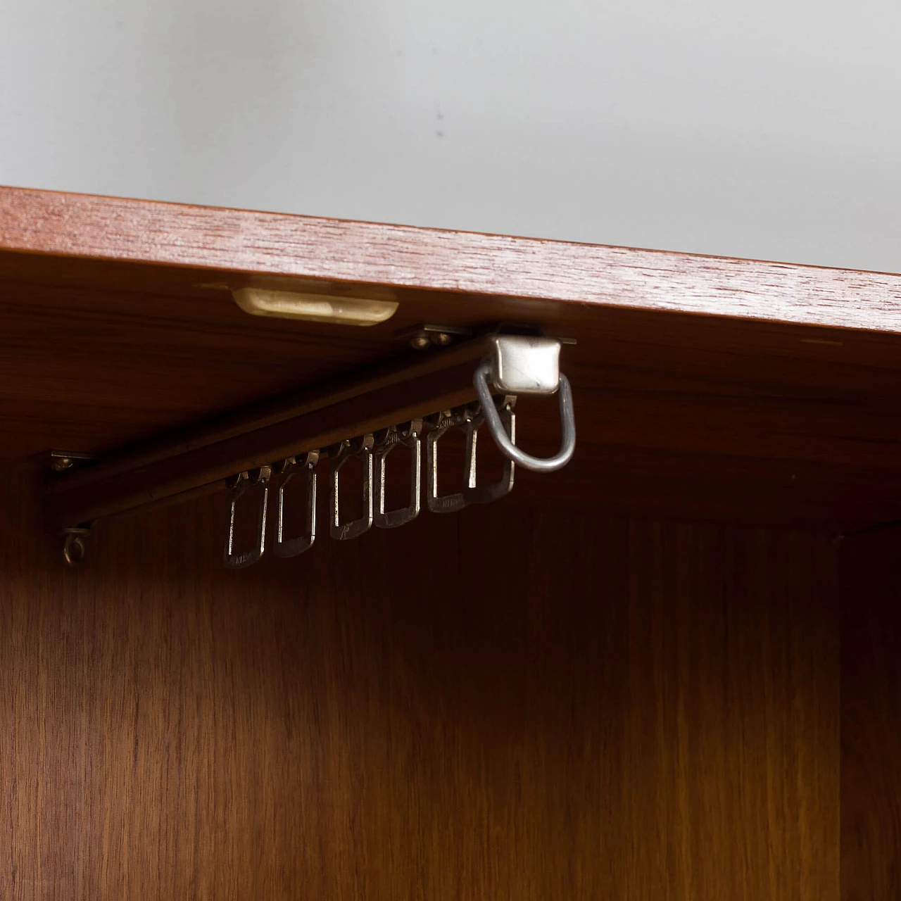 Teak wall cabinet with cupboard by AV Contemporary Furniture, 1960s 18