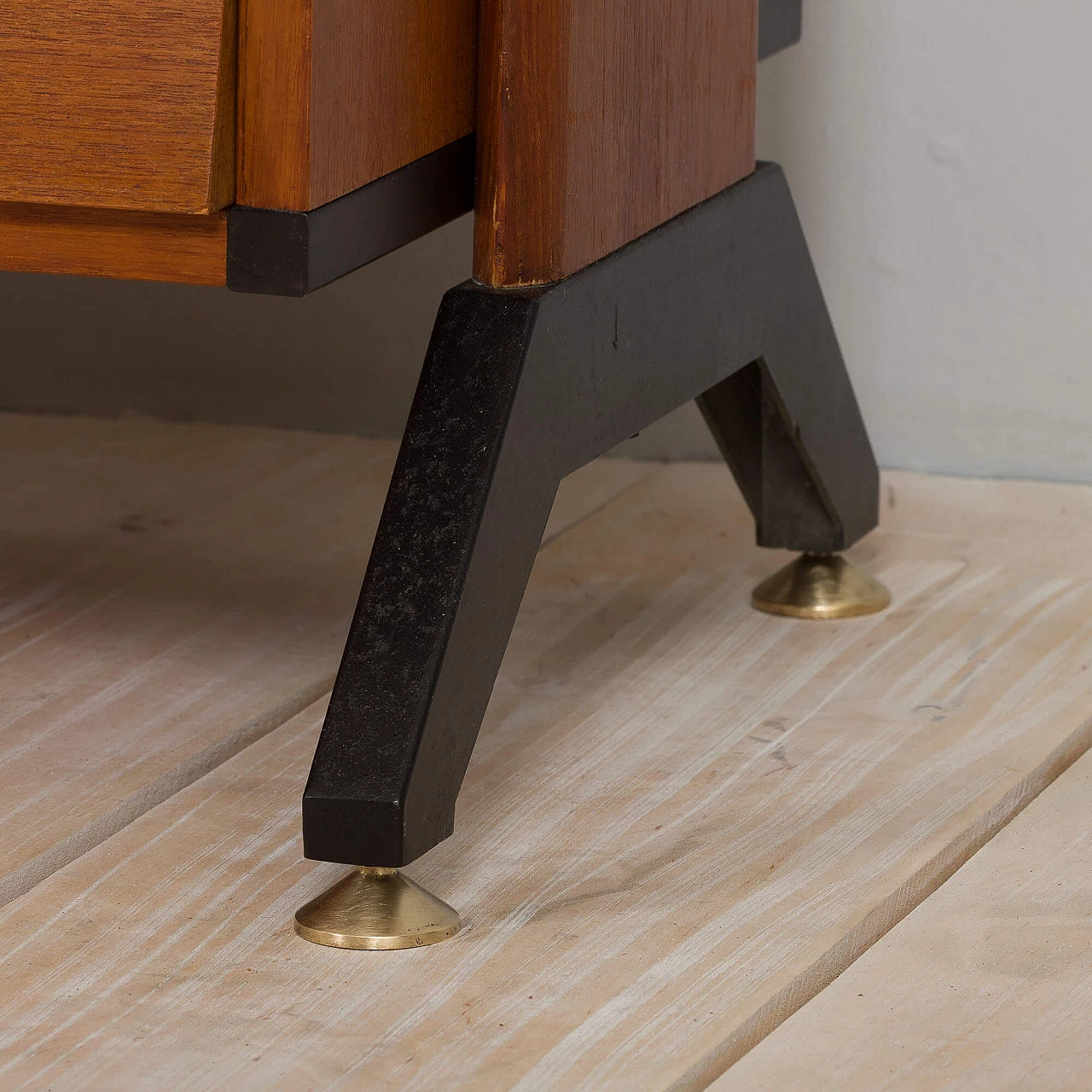 Teak wall cabinet with cupboard by AV Contemporary Furniture, 1960s 19