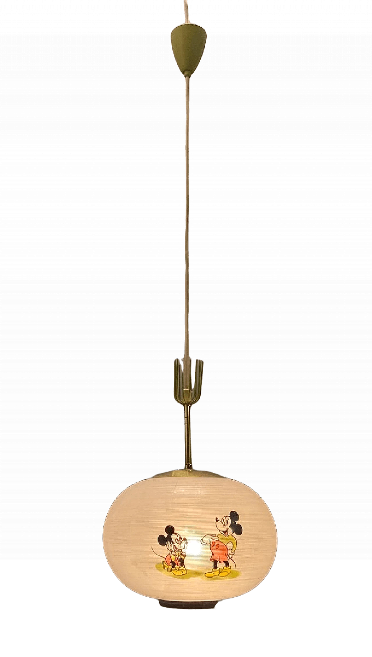 Lampadario con disegni Walt Disney attribuita a Doria Leuchten, anni '50 10