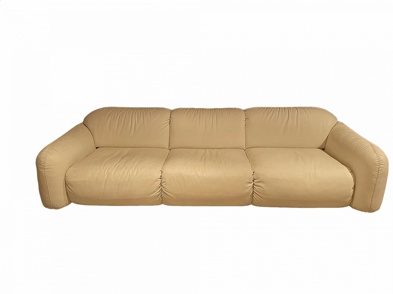 Divano Piumotto in pelle, poliestere e piuma d'oca di Busnelli, anni 2000 8