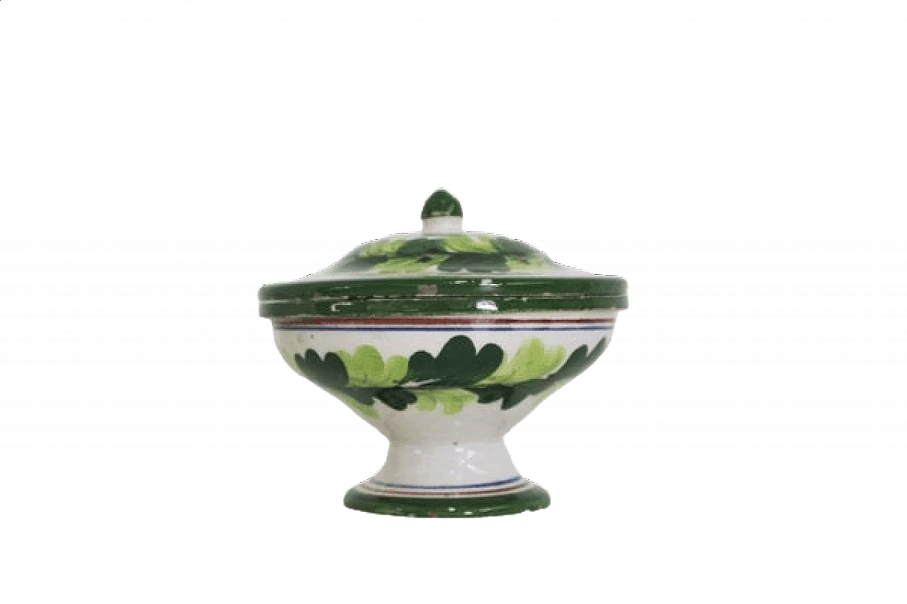 Bonbon vase in Capodimonte porcelain, 1960s 1407080
