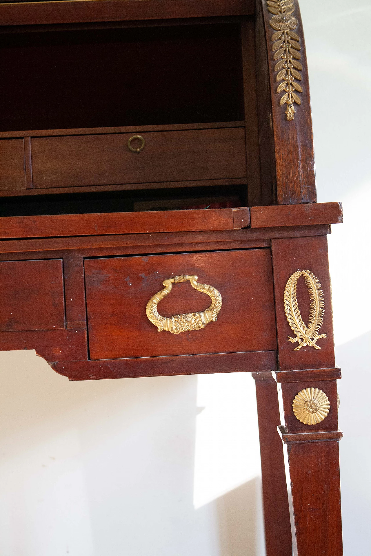 Empire-style cabinet with flap, 19th century 3