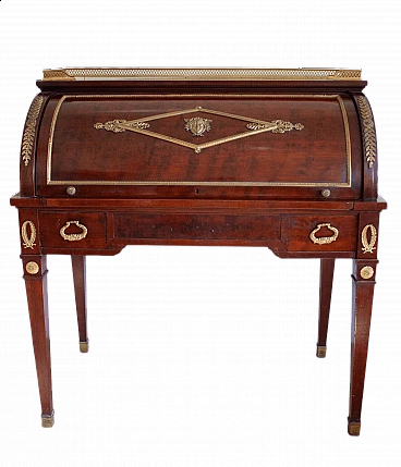 Empire-style cabinet with flap, 19th century