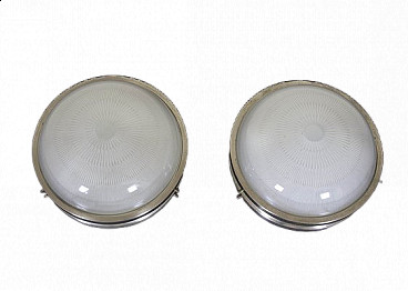 Pair of Sigma wall lamps by Sergio Mazza for Artemide, 1960s