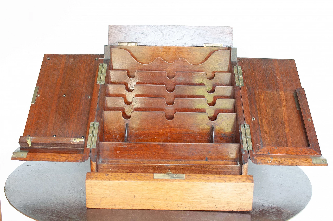 Oak letter box, early 20th century 2