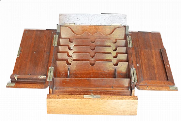 Oak letter box, early 20th century