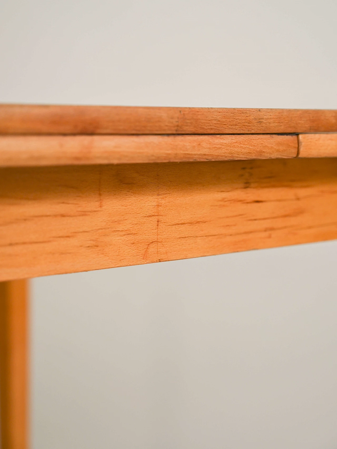Tavolo scandinavo allungabile in rovere con piano in formica, anni '60 8