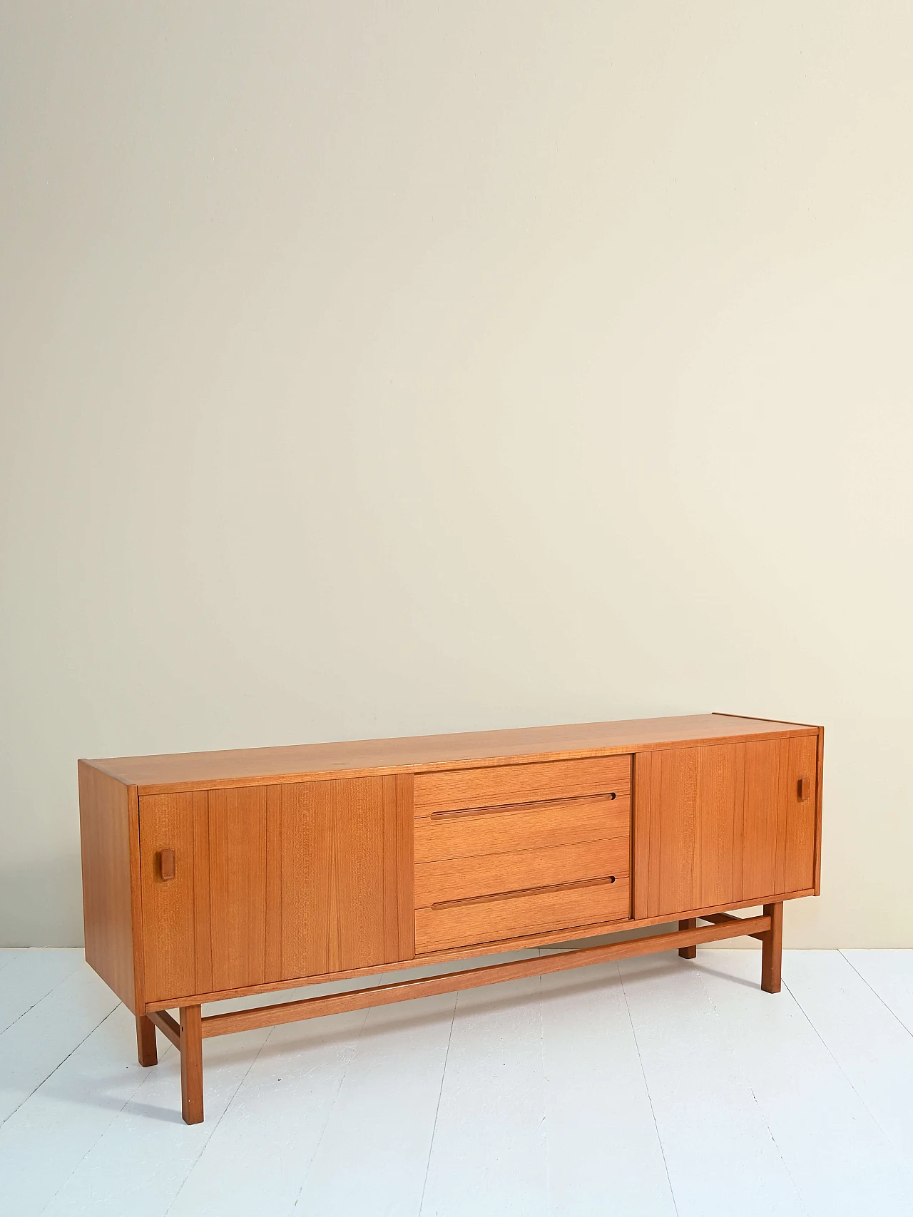 Madia di Nils Johnosson in teak, anni '50 12