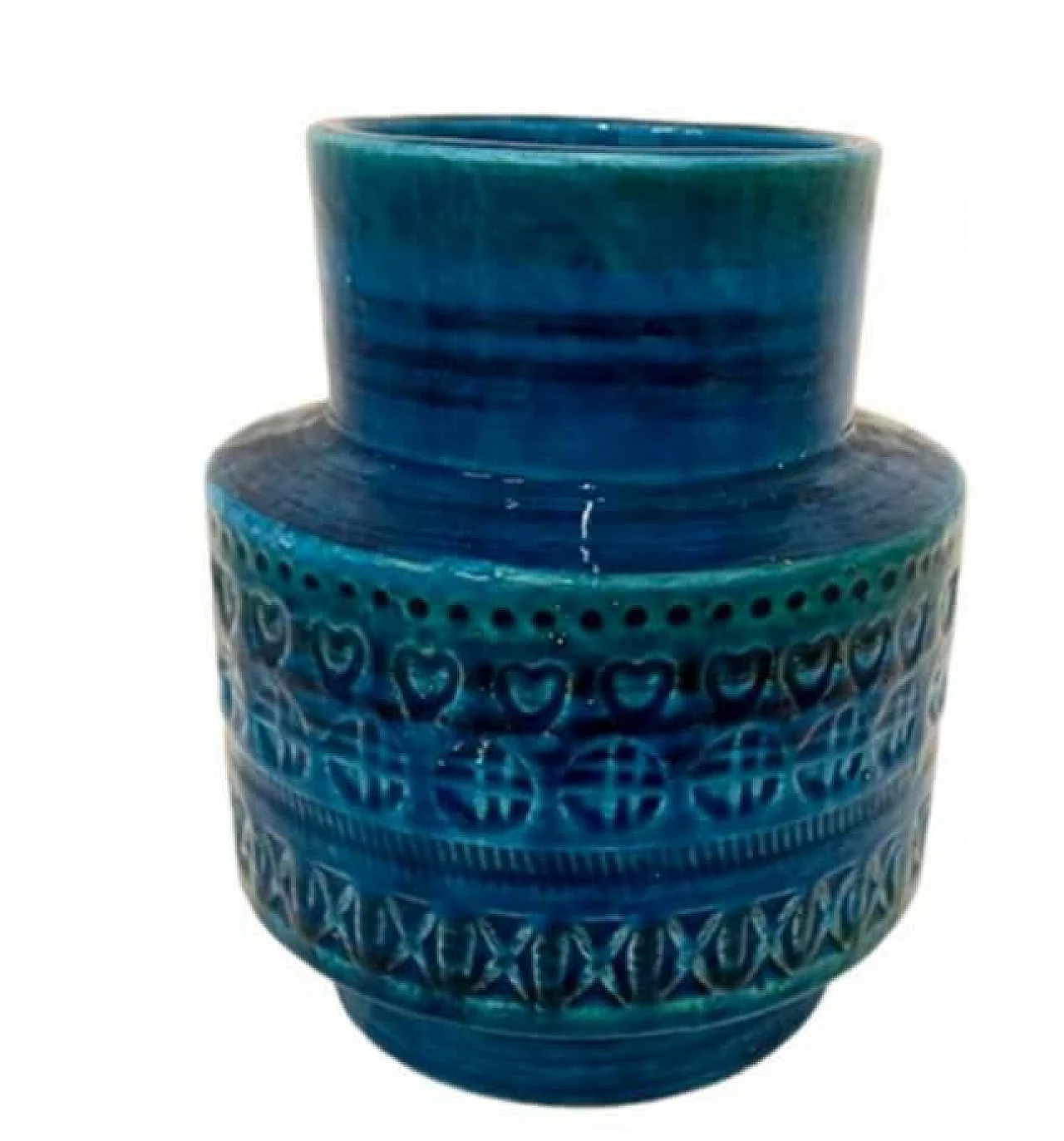 Vaso della serie Rimini Blu di Aldo Londi, anni '60 1