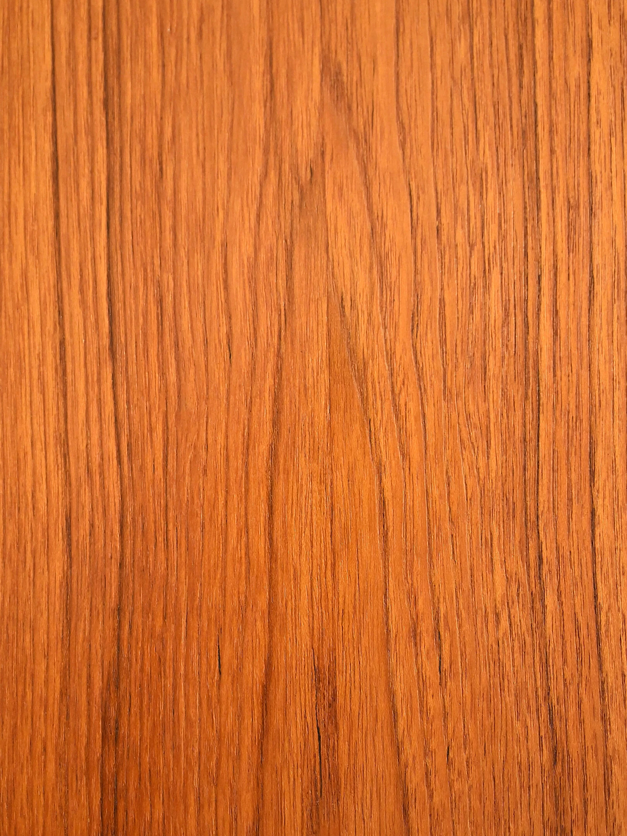 Tavolino con portariviste in legno, anni '60 6