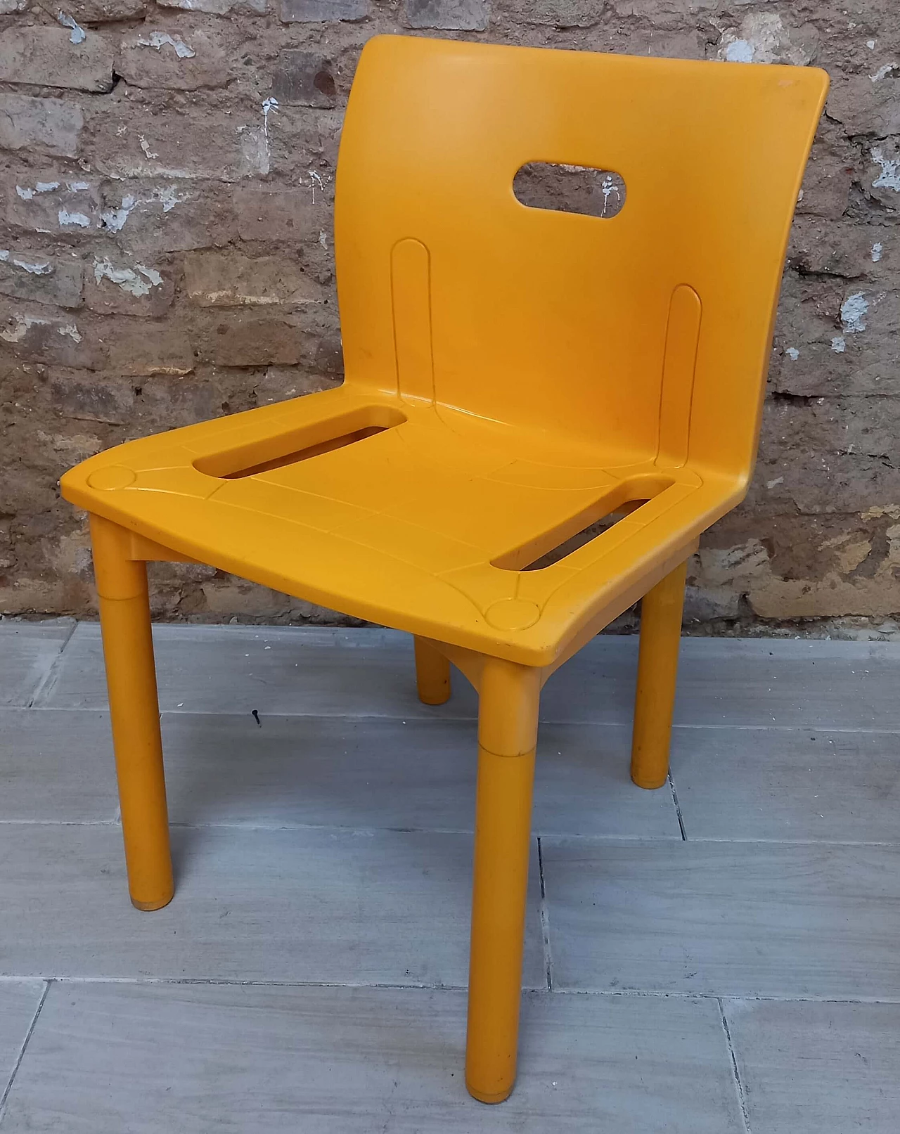 Chair 4870 by Anna Castelli Ferrieri for Kartell, 1980s 1
