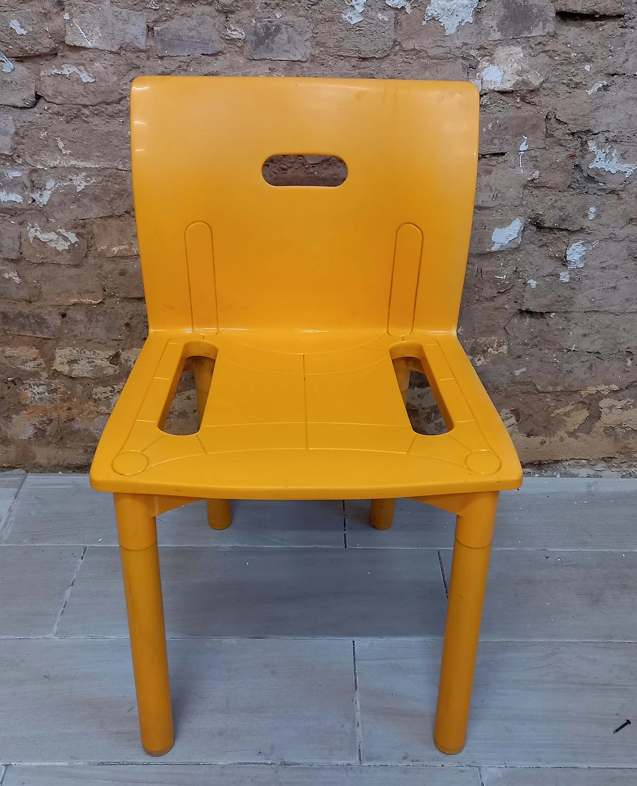 Chair 4870 by Anna Castelli Ferrieri for Kartell, 1980s 2