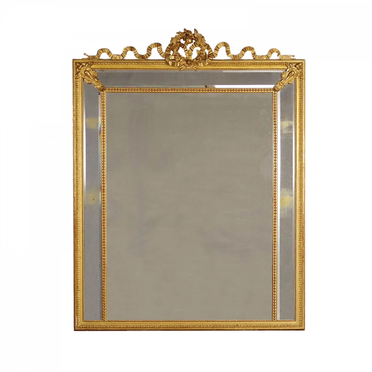 Umbertina carved and gilded mirror, 19th century 1