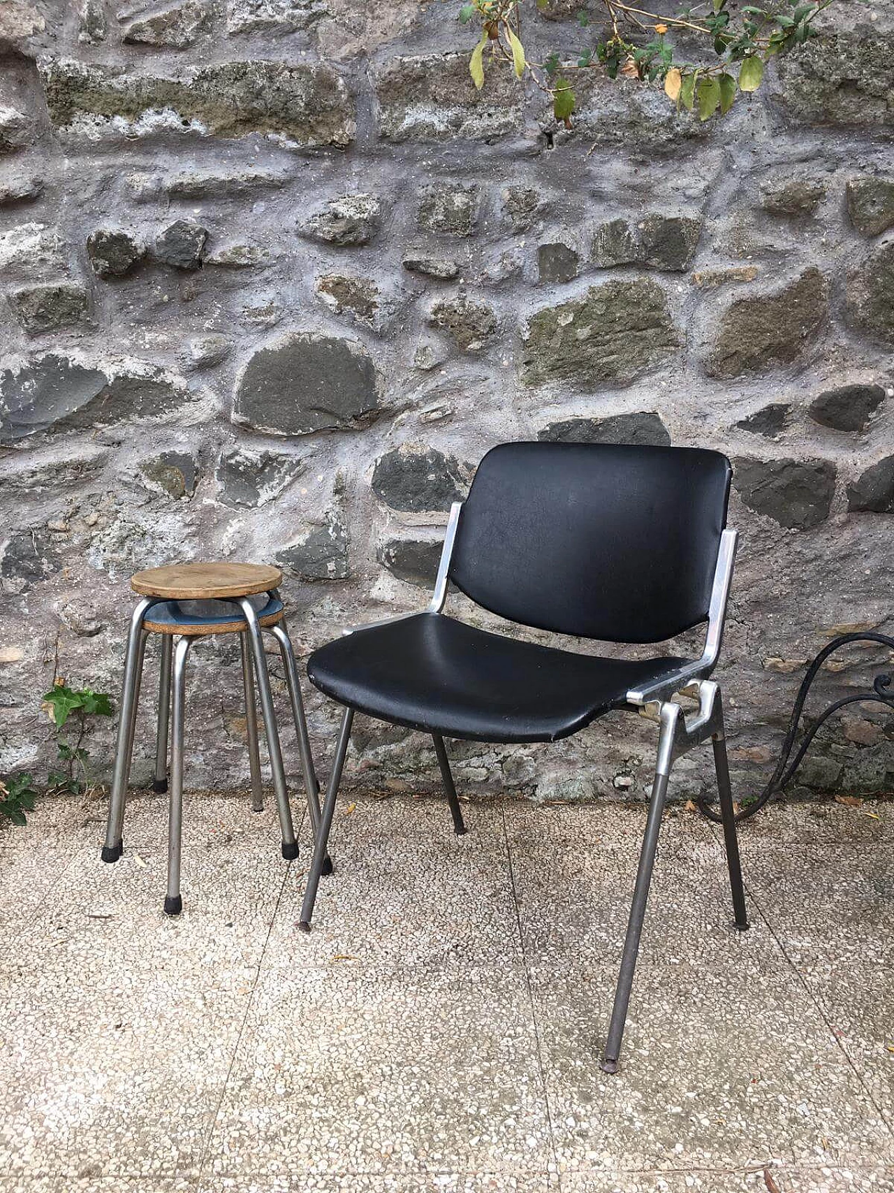 Chair in steel by Giancarlo Piretti for Castelli, 1960s 1