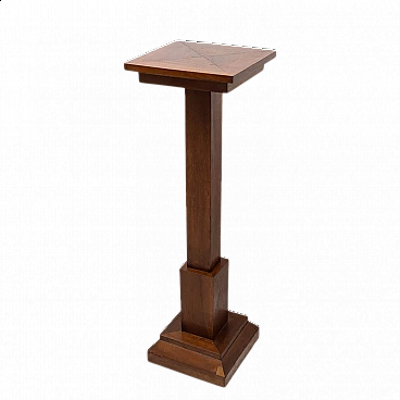 Colonna piedistallo in legno per fiori, anni '30