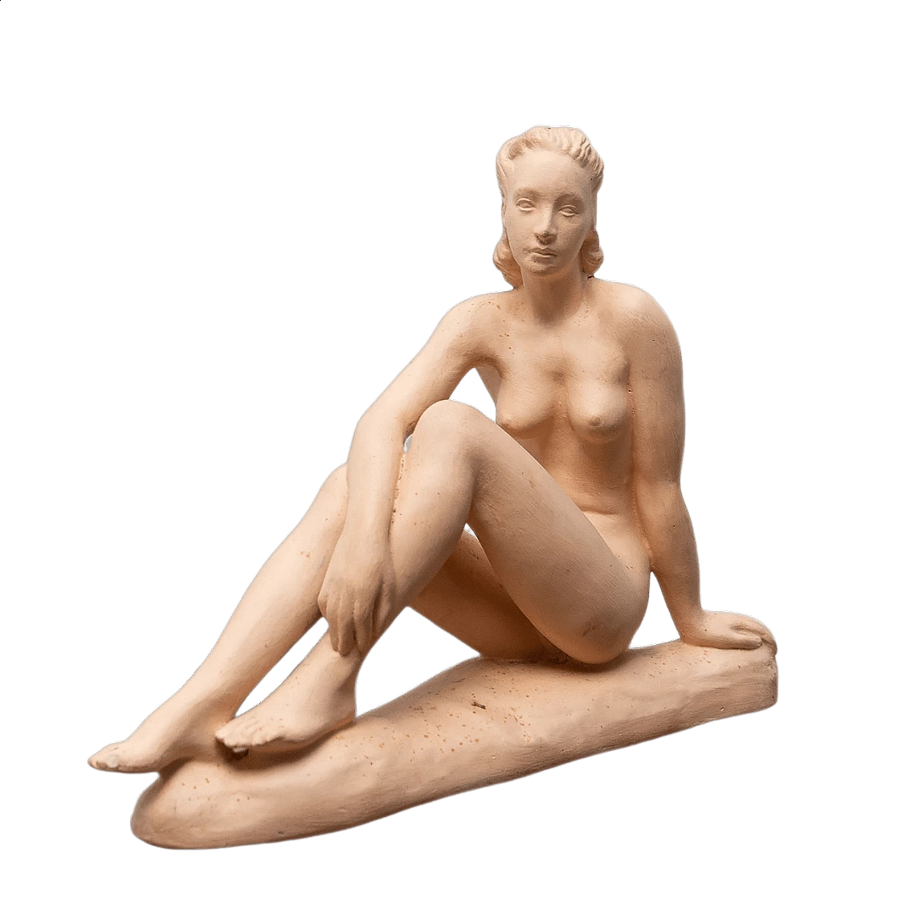 Scultura in ceramica raffigurante nudo femminile, anni '40 13