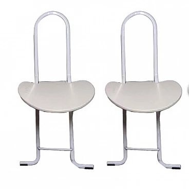 Pair of Dafne folding chairs by Rinaldi for Thema, 1970s