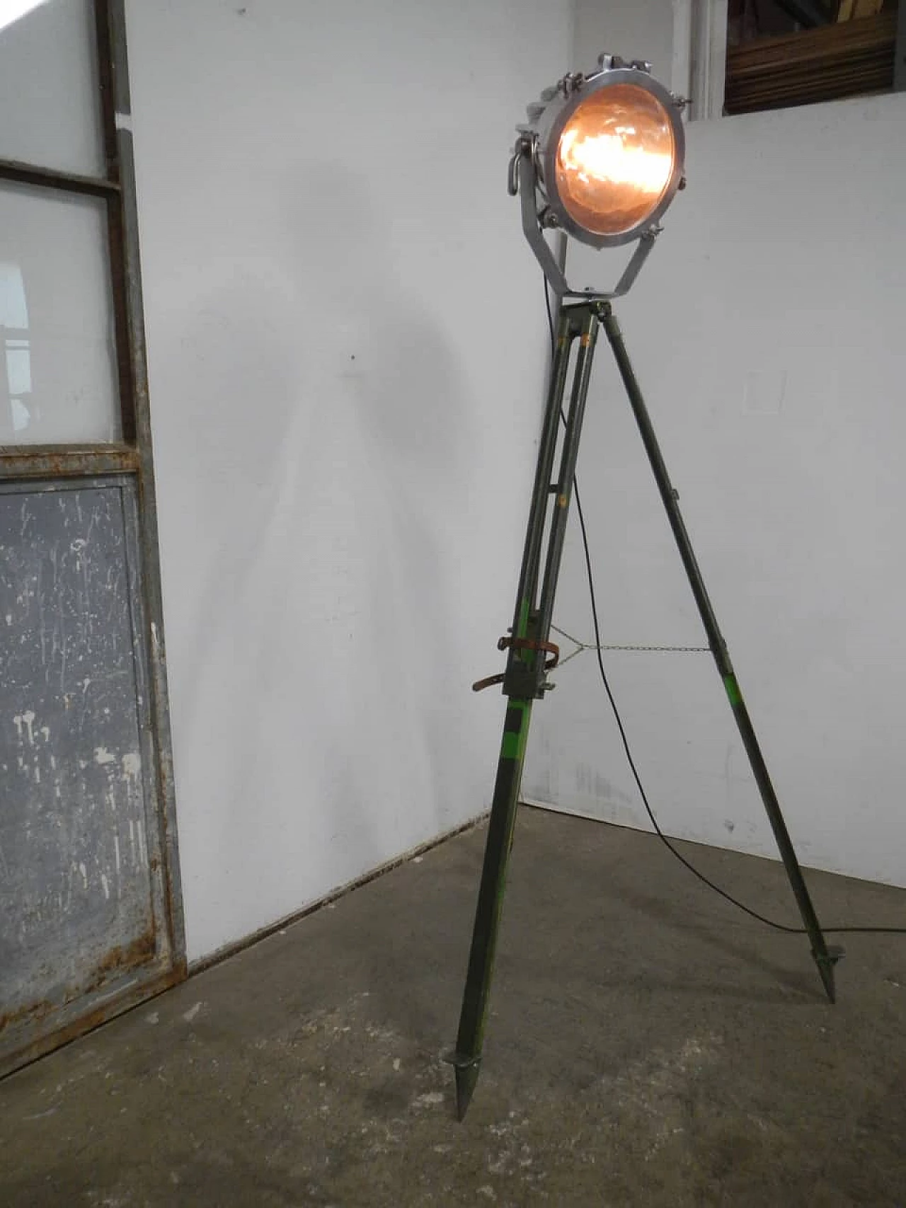 Naval lamp with stand, 1950s 9