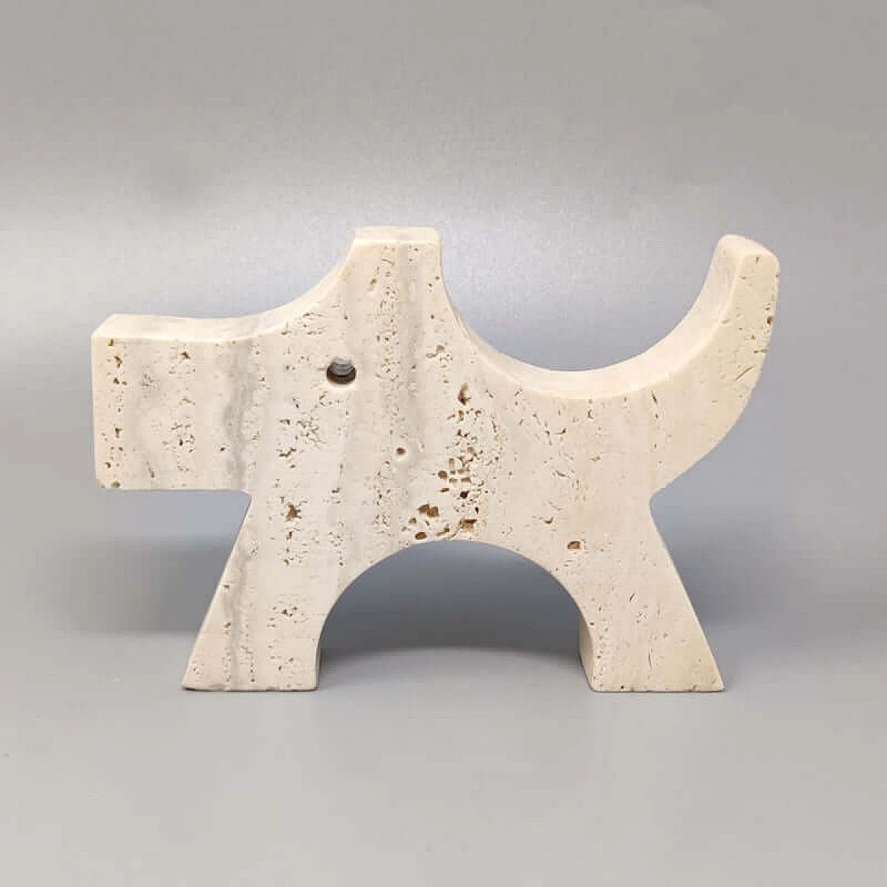 Scottish Terrier sculpture by Enzo Mari for F.lli Mannelli, 1970s 2