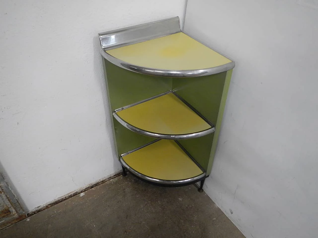 Sideboard in formica corner, 1970s 9