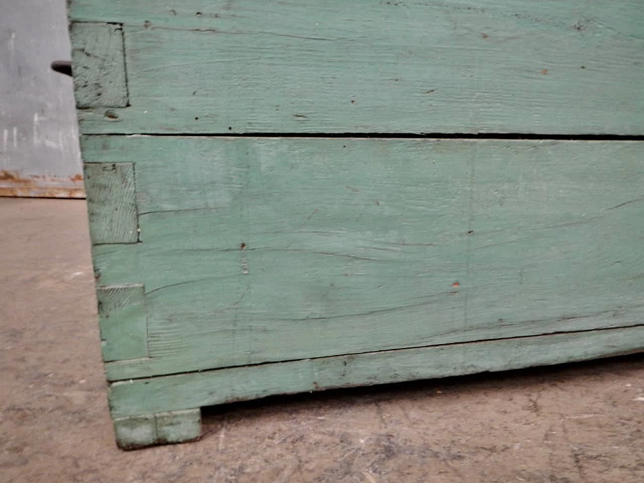 Chest in colored larch wood, 1950s 1