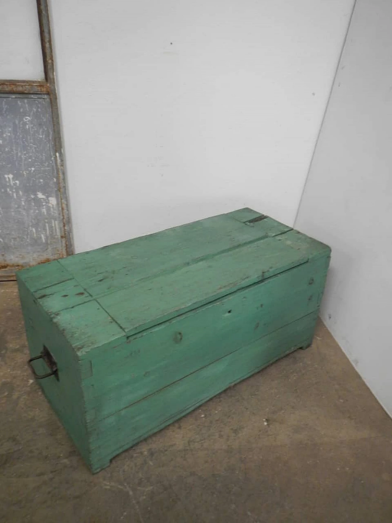 Chest in colored larch wood, 1950s 5