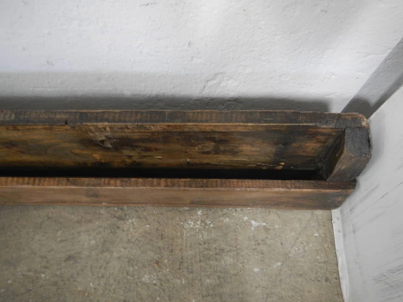 Bookcase in wooden wall, 1950s 5