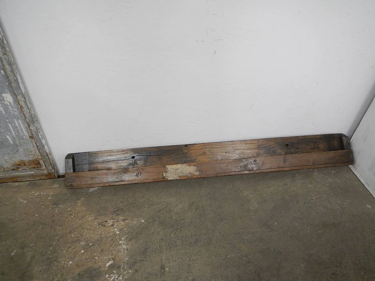 Bookcase in wooden wall, 1950s 9