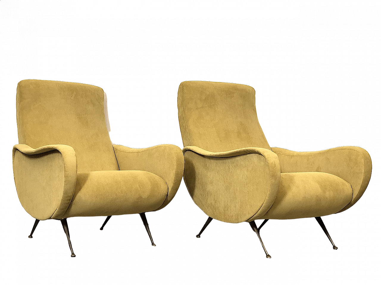 Pair of armchairs in the Lady style by Marco Zanuso, 1950s 13