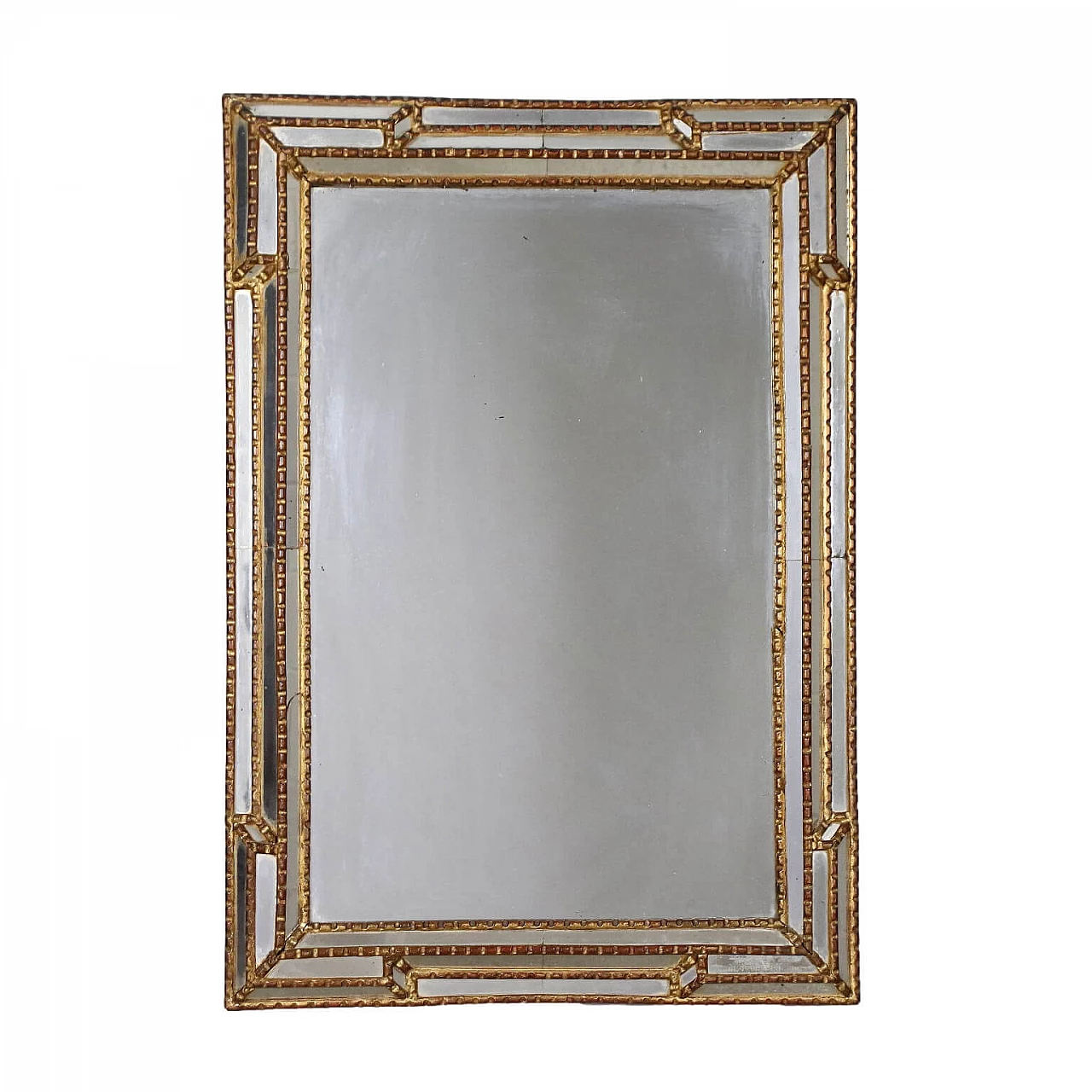 Carved and gilded mirror, 20th century 1