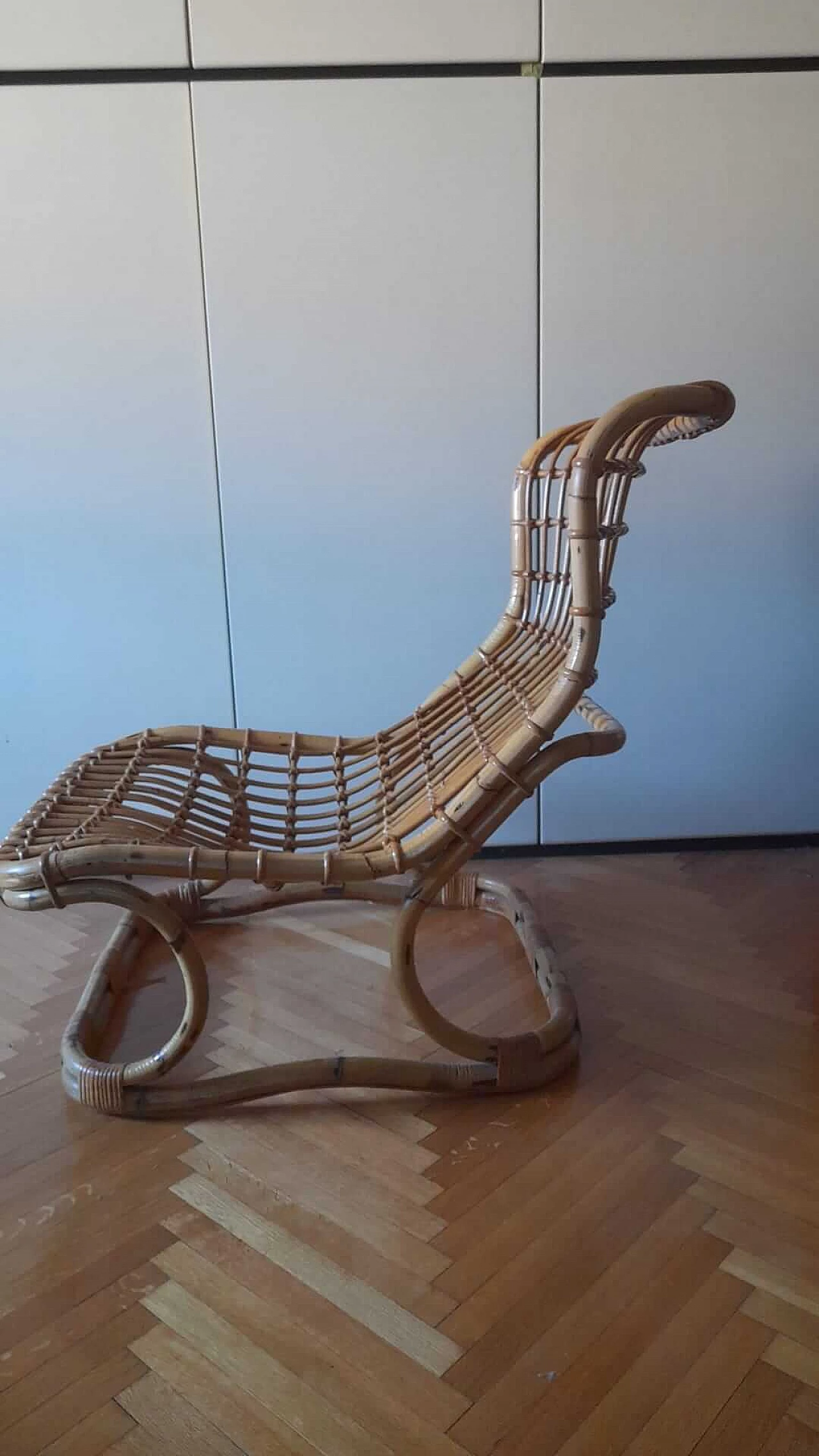 BP9 bamboo armchair by Tito Agnoli, 1970s 7
