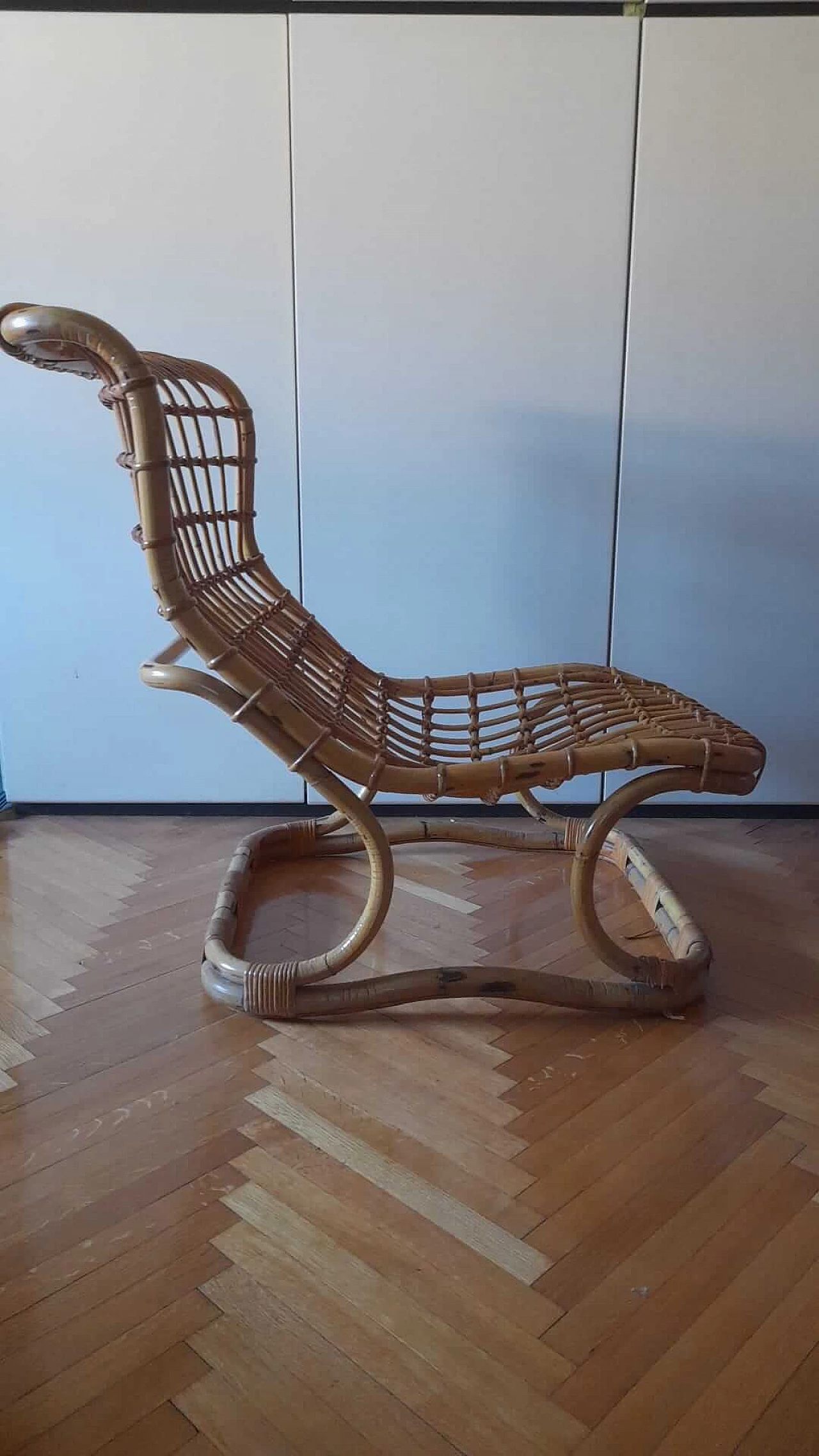 BP9 bamboo armchair by Tito Agnoli, 1970s 9