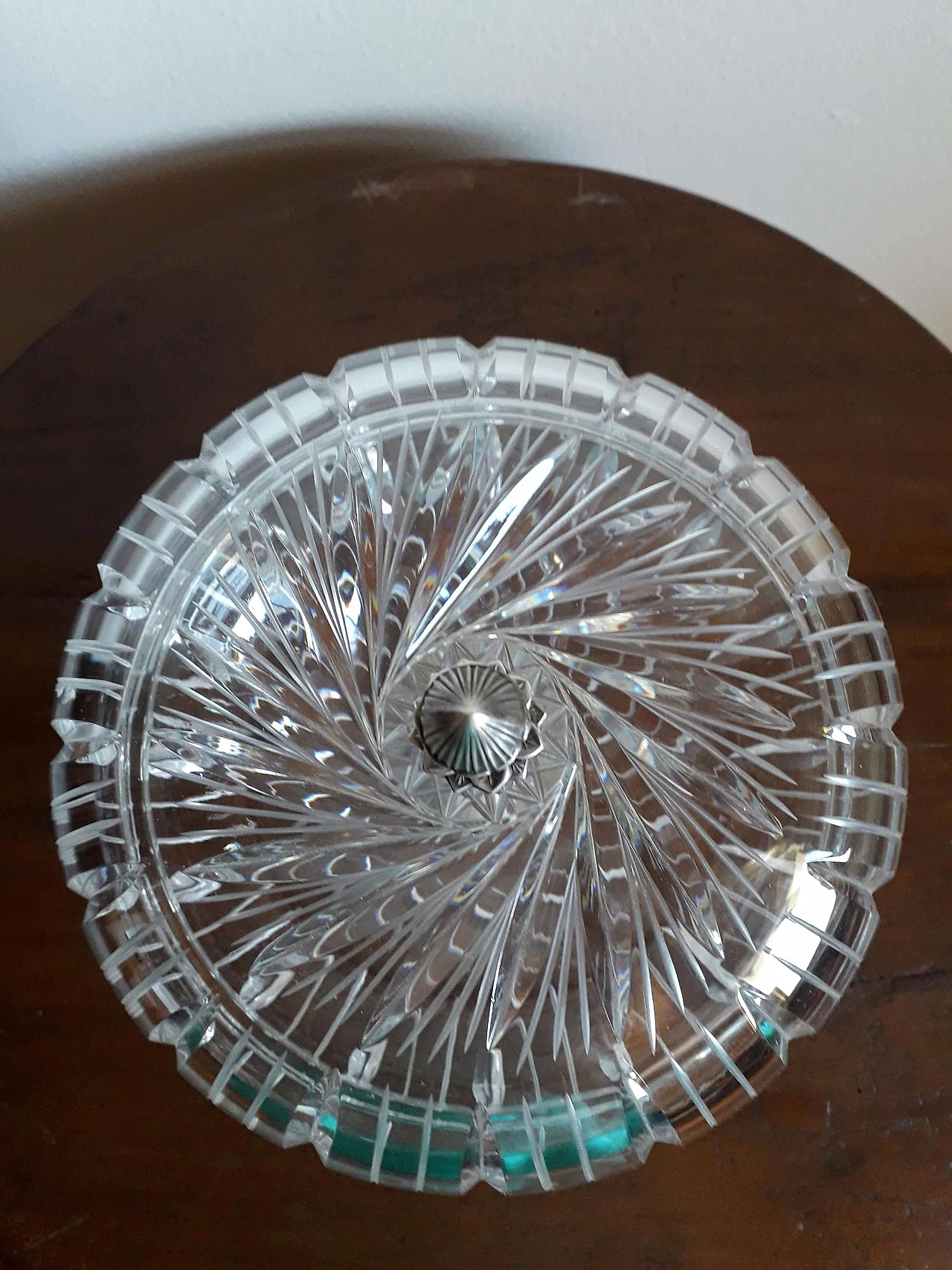 Crystal and silver jewellery box, 1980s 2