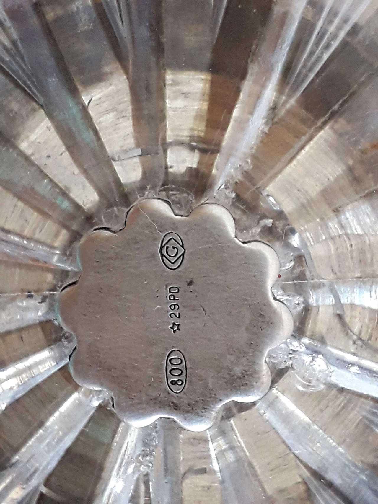 Crystal and silver jewellery box, 1980s 3