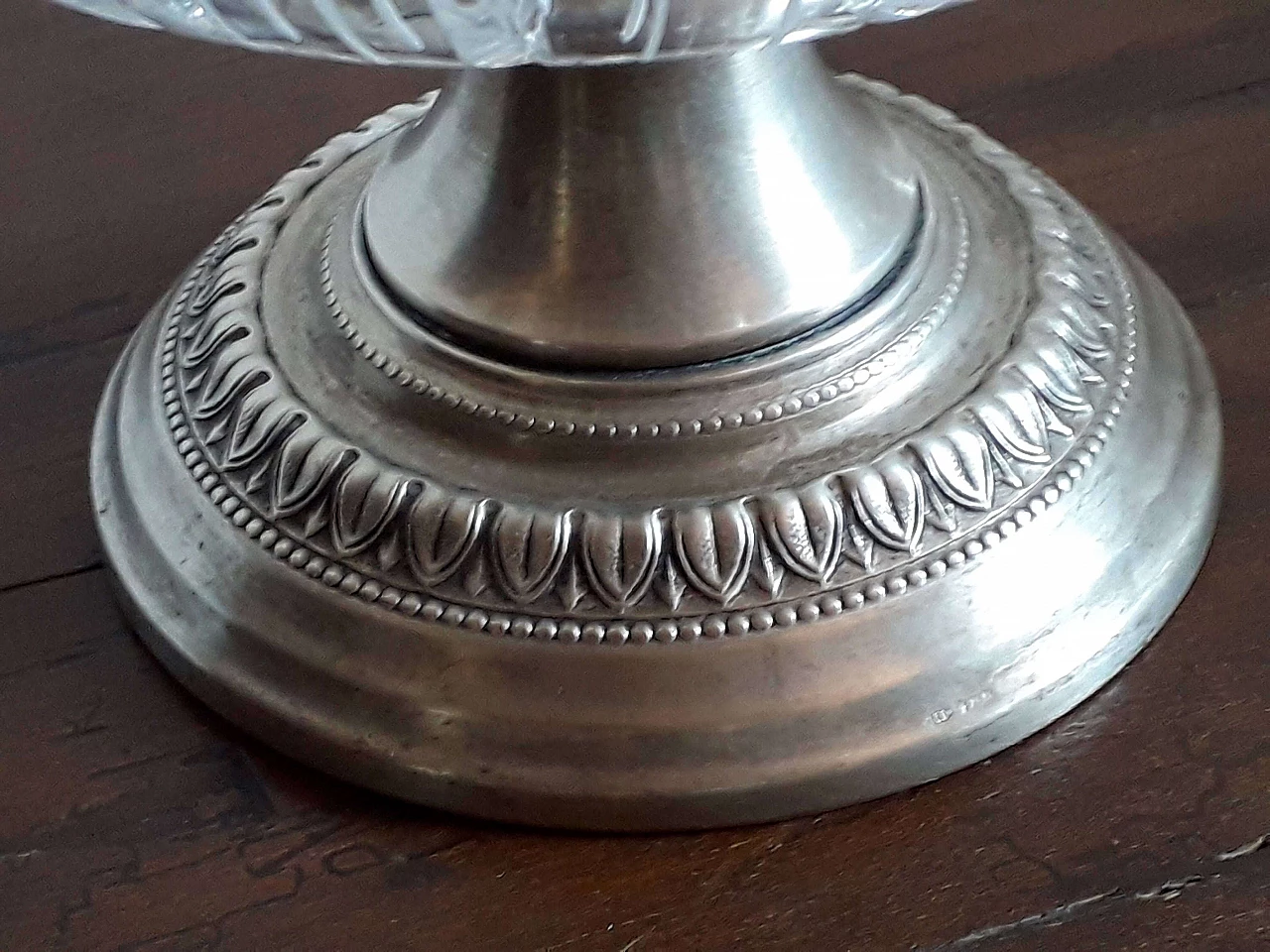 Crystal and silver jewellery box, 1980s 8