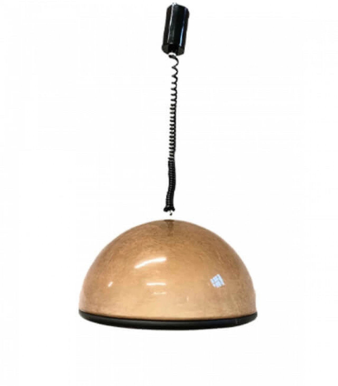S-484 fibreglass chandelier for Luci Illuminazione, 1970s 1