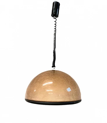 S-484 fibreglass chandelier for Luci Illuminazione, 1970s