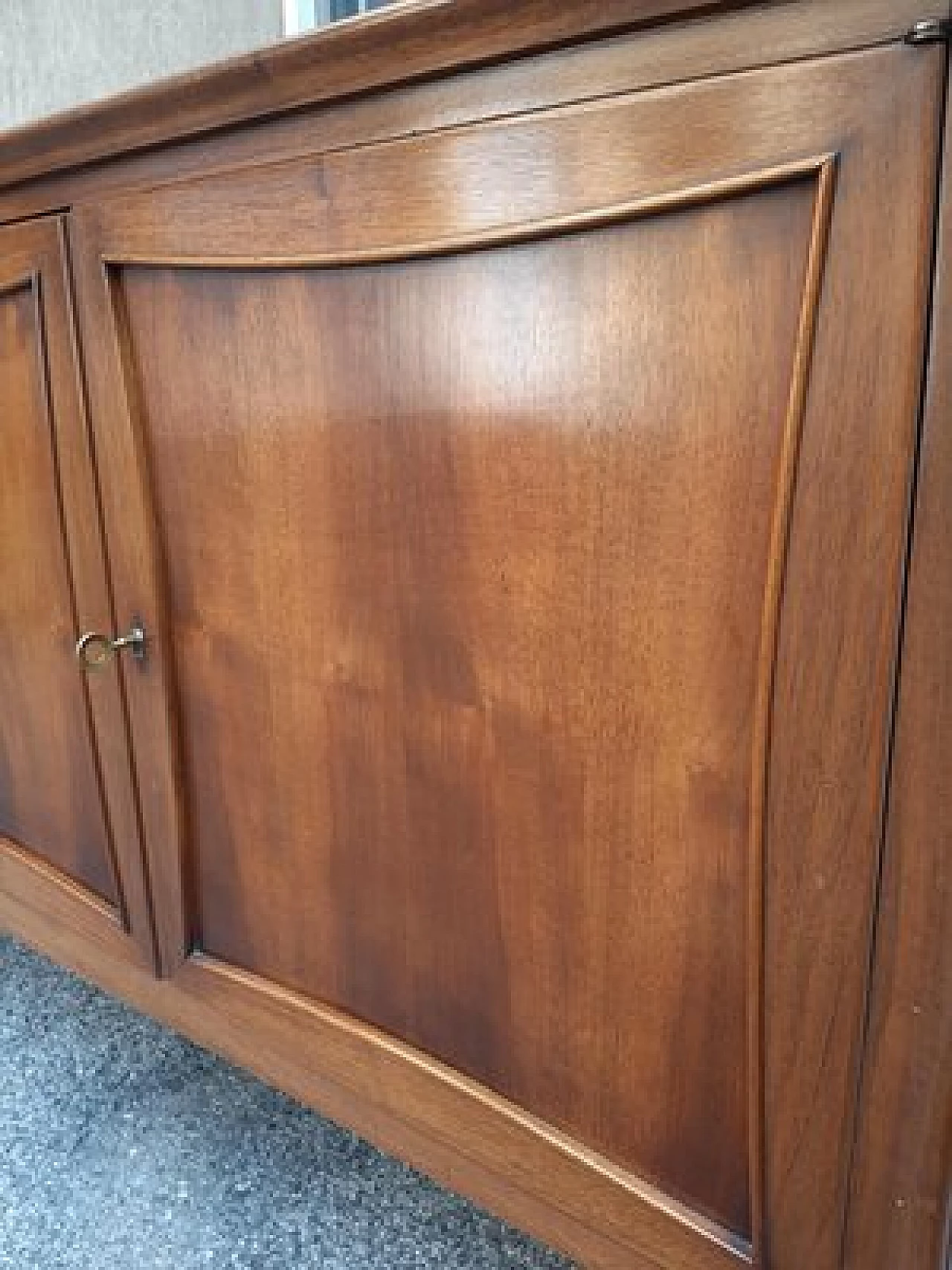 Comò a tre ante in mogano di Franco Buzzi, anni '40 7