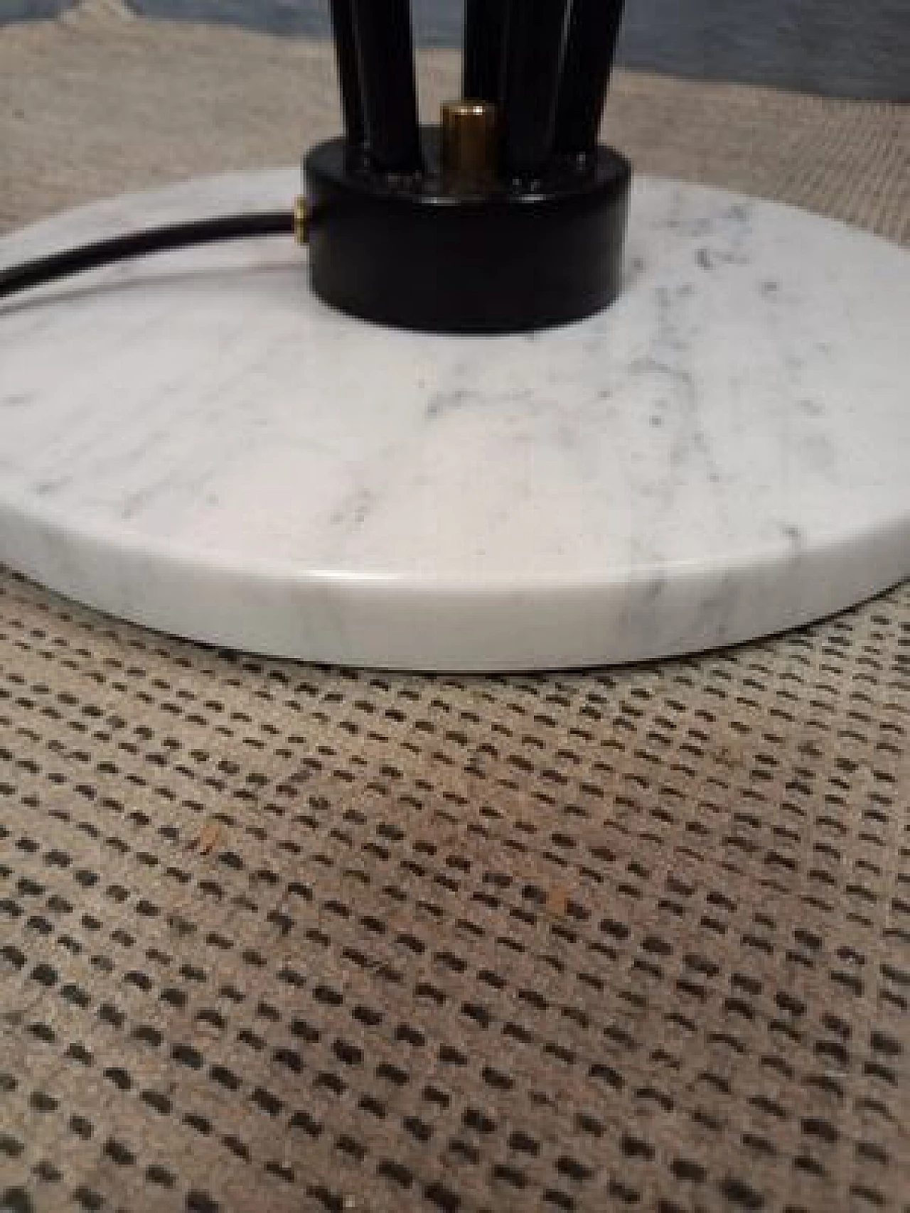 Alberello iron, brass and marble floor lamp by Stilnovo 2