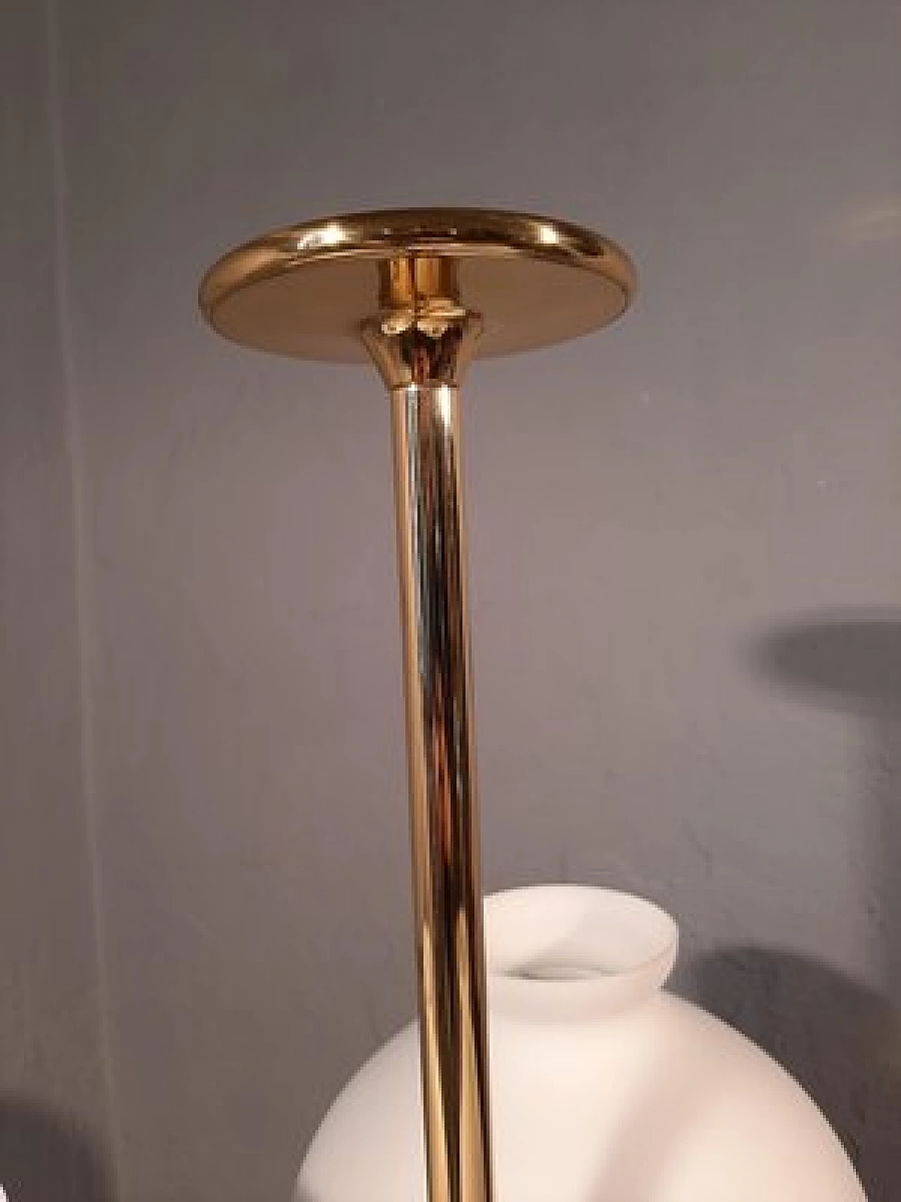 Lampada LTA3B in ottone e vetro opalino di Ignazio Gardella per Azucena 15